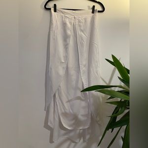 Happy new year summer white skirt